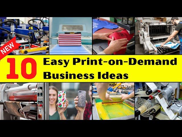 10 Easy Print on Demand Business Ideas  - That Will Make You Rich