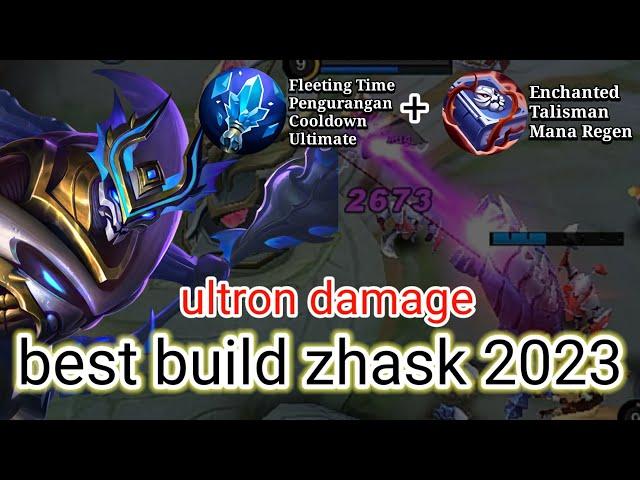 BEST BUILD ZHASK 2023  [ BUILD ZHASK TOP 1 GLOBAL ] - ULTRON DAMAGE