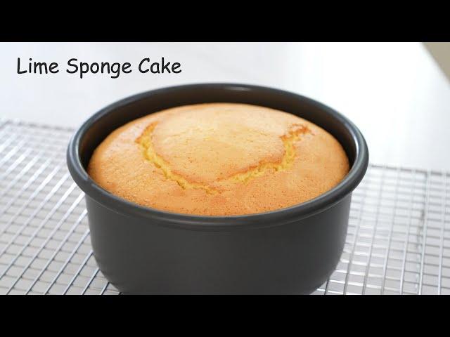 Lime Sponge Cake｜Apron