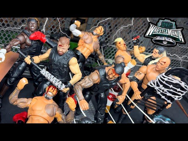 The Shield VS The Bloodline Wargames Action Figure Match | EPIC SHOWDOWN