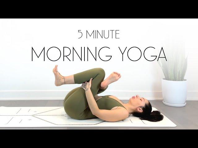 5 Minute Yoga - The BEST Morning Stretch In Just 5 MINS! (All Levels Yoga)