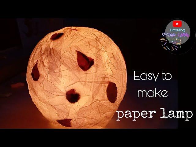 Light up your Room with  Easy paper Lamp THIS CHRISTMAS 