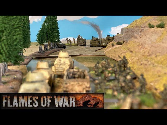 Firestorm Sicily Messina Assault - Flames of War v4 Mid War Battle Report