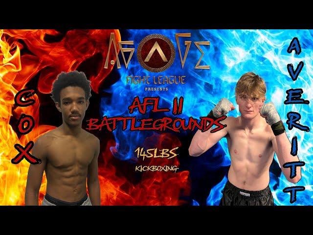 Agoge Fight League 2 - Xzavier Cox VS Nik Averitt 145 lbs Kickboxing