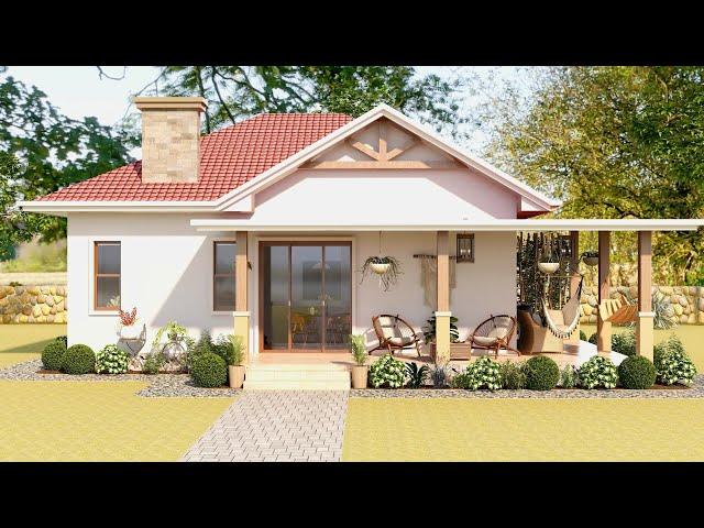 Most Beautiful Small House Design With Floor Plan ! Simple Life -Cottage