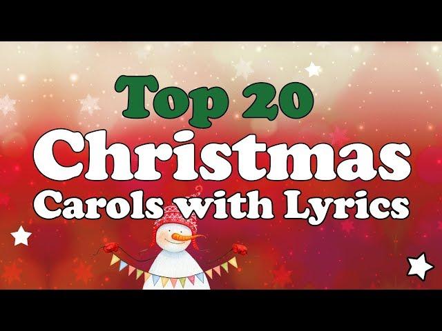 Top 20 Christmas Carols with Lyrics to Sing-Along | 1-hour Playlist