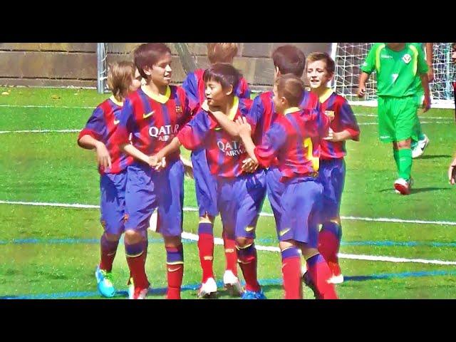 FC BARCELONA CANTERA U-12 (TAKE KUBO, ANSU FATI, ADRIÀ BERNABÉ GARCIA, KONRAD DE LA FUENTE)