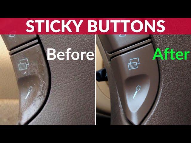 How to fix sticky buttons in your car