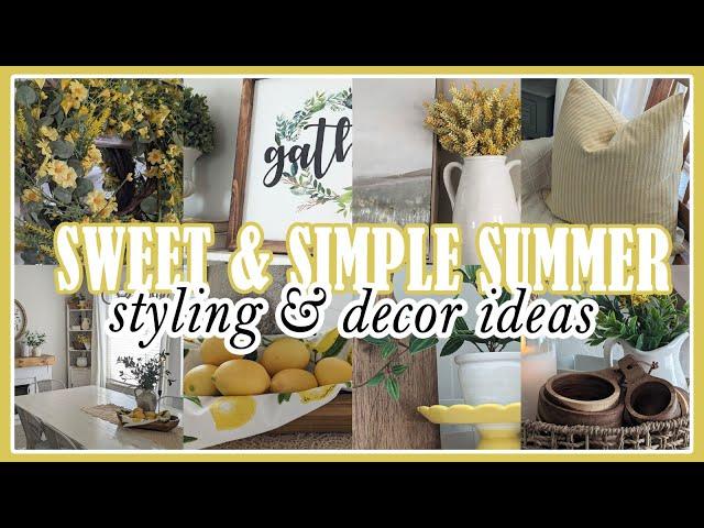 ️2024 COZY EARLY SUMMER DECORATING IDEAS & INSPIRATION FOR YOUR HOME│STYLING SUMMER HOME DECOR