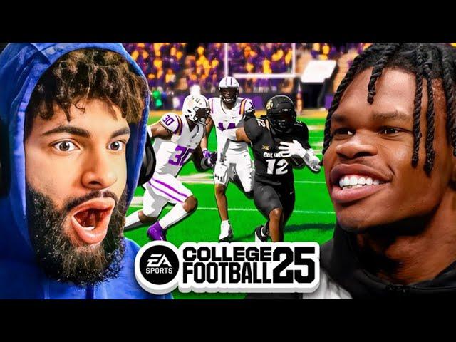 PRINCEJMG VS COVER ATHLETE TRAVIS HUNTER IN CFB 25!!! LSU VS COLORADO EPIC CFB 25 GAMEPLAY!!!