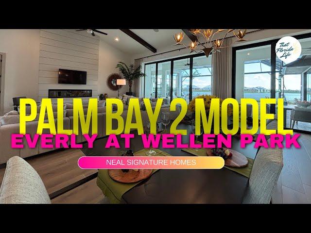 SEMI-CUSTOM HOME! Neal Signature Homes Palm Bay 2 Model Tour Everly at Wellen Park