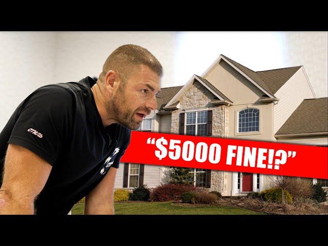 $5,000 Real Estate Fine! 