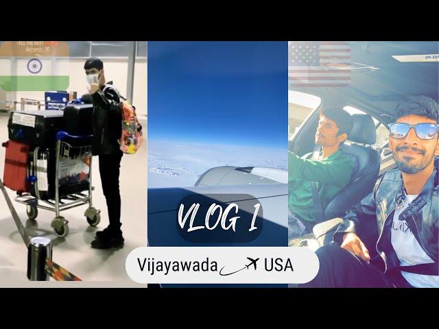 విజయవాడ to DALLAS|QatarAirways|Student travel vlog|University of North Texas|తెలుగు|MS in USA|