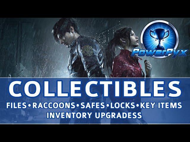 Resident Evil 2 Remake All Collectible Locations (Files, Mr. Raccoons, Safes, Inventory, Key Items)