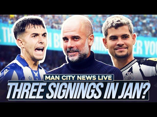 THREE JANUARY SIGNINGS FOR MAN CITY? | MAN CITY TRANSFERS