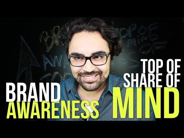 Diferença Top of Mind e Share of Mind e Brand Awareness