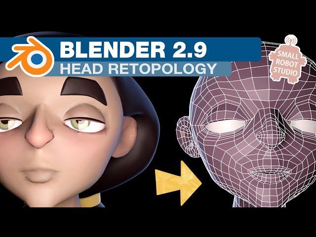 Blender 3D Step by Step Head Retopology Tutorial