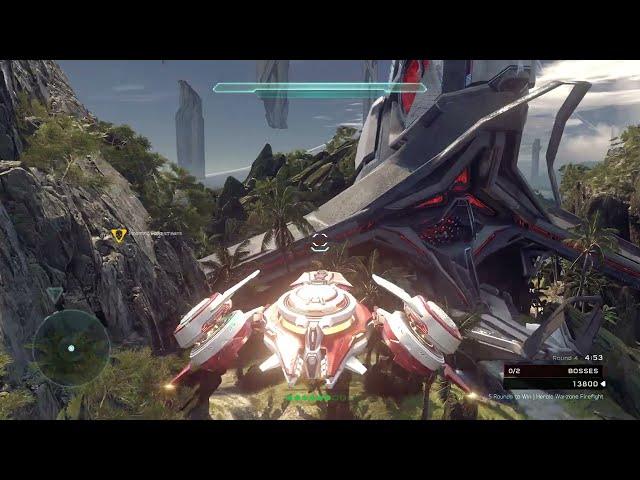 [4K] Random Phaeton Helios Appears. Halo 5 Warzone Firefight on Apex 7.