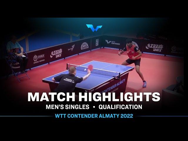 Snehit Suravajjula vs Vladislav Zakharov | MS | WTT Contender Almaty 2022 (Qual)