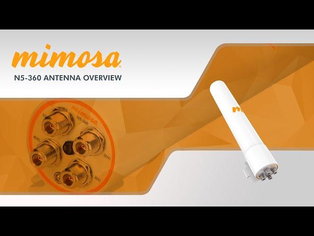 Mimosa Networks: N5-360 Antenna Overview