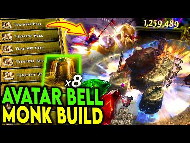 My New Build MIGHT Break Path of Exile 2... The AVATAR Monk Tempest Bell Meme Build is OP | @syrobe