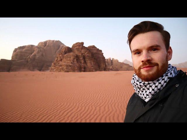 Mars or Earth? Walking Alone in the WADI RUM Desert, JORDAN  وادي رم