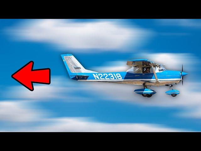 I tried flying my Cessna 150...BACKWARD??