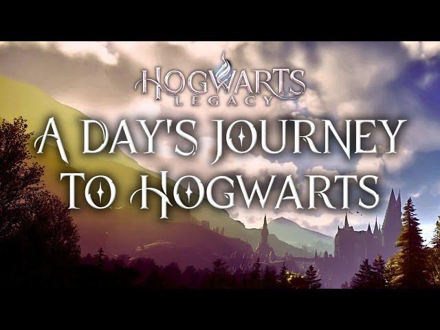 First-Person Day's Walk To Hogwarts | Harry Potter 4K Music & Ambience | Hogwarts Legacy