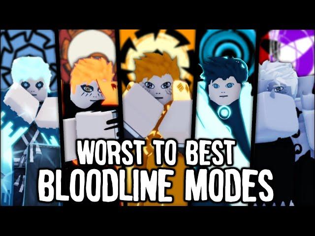 EVERY Bloodline Mode RANKED From WORST To BEST | Shinobi Life 2 Bloodline Tier List