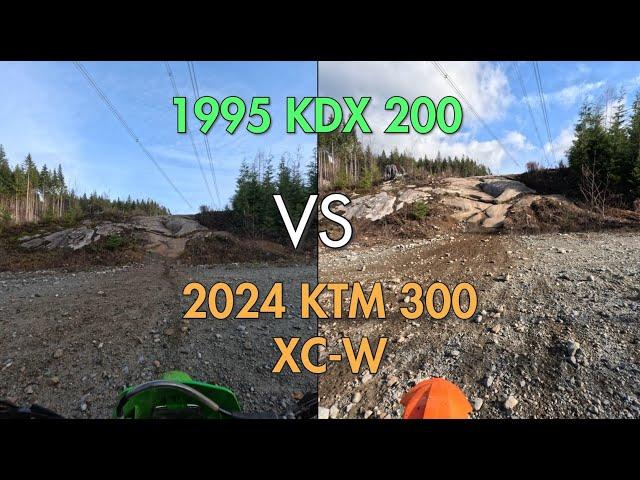 Upgrade! KDX 200 vs KTM 300 XC-W at McNutt