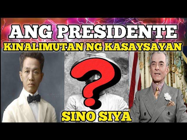 ANG PRESIDENTE KINALIMUTAN NG KASAYSAYAN PHILIPPINE SHOCKING HISTORY