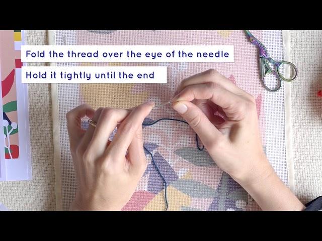 How to Needlepoint - basic steps to get started