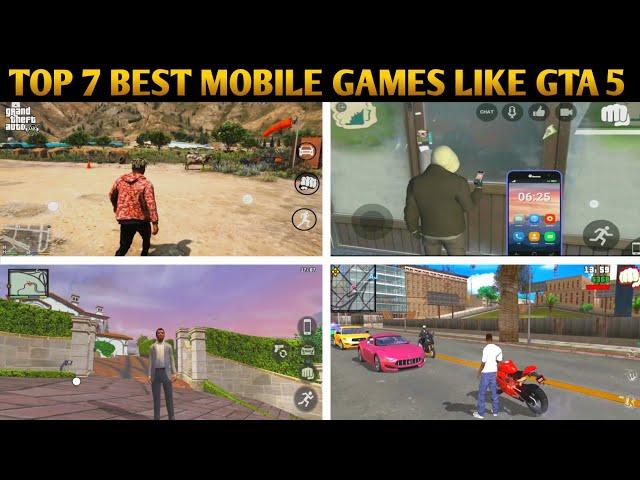 Top 7 Best Mobile Games Like GTA 5 || Best Mobile Games 2023