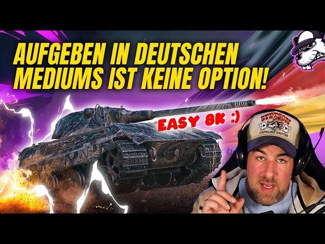 Aufgeben in deutschen Mediums ist keine Option! [WoT - Gameplay - Taktik]