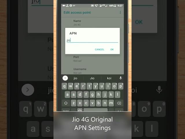 Jio Default APN Settings 2023 for High Speed #jionet - 100% Original | #JioAPN #Jio4G #HashTrickTV