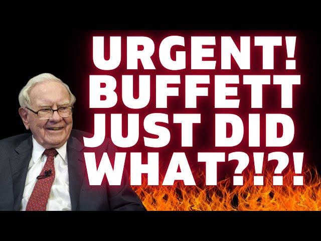 ️ URGENT  WARREN BUFFETT MOVES REVEALED! WHAT YOU NEED TO KNOW BEFORE TOMORROW! TOP GROWTH STOCKS!