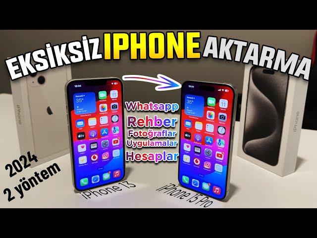 iPhone Aktarma Nasıl Yapılır? iPhone’dan iPhone’a Geçiş |  Dikkat Edilmesi Gerekenler