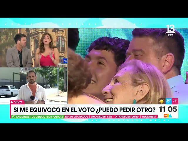 Si me equivoco al marcar mi candidato a Gobernador ¿Puedo pedir otro voto? | Tu Día | Canal 13