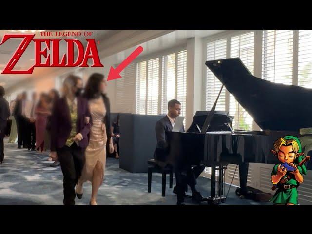 I played a Zelda Piano Medley at a wedding