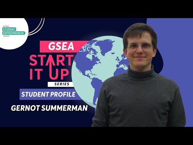 Meet Gernot Sümmerman | 2023 GSEA GERMANY Global Finalist | Start it Up Miniseries