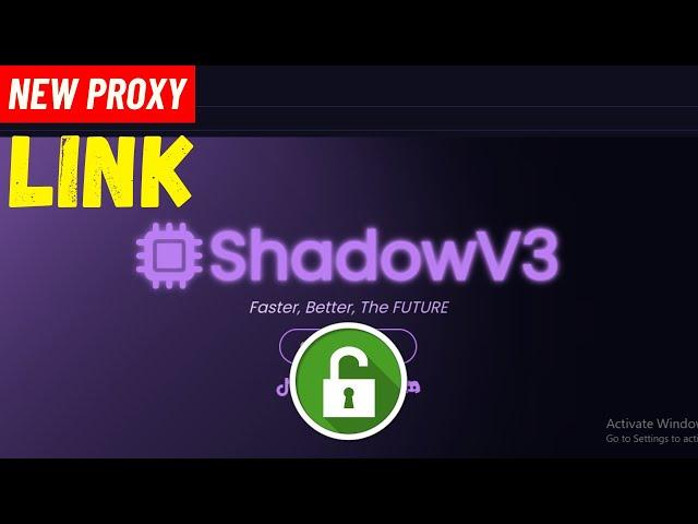 New ShadowV3 Proxy Link | Unblocked Websites for School Chromebook 2025