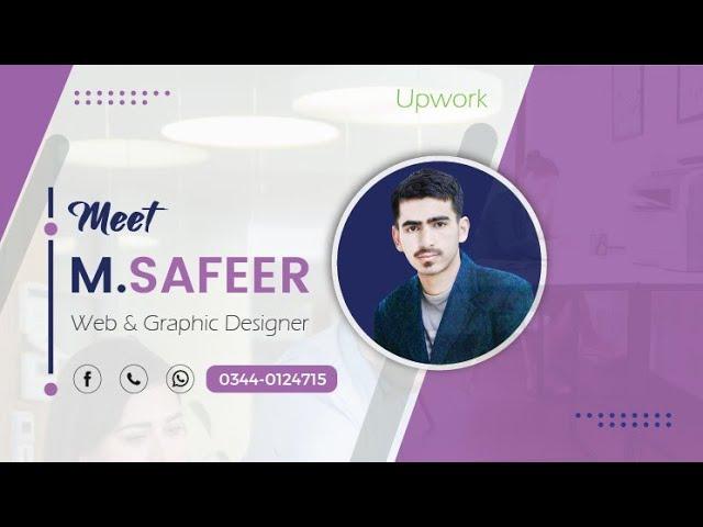 Muhammad Safeer | Web and Graphic Designer