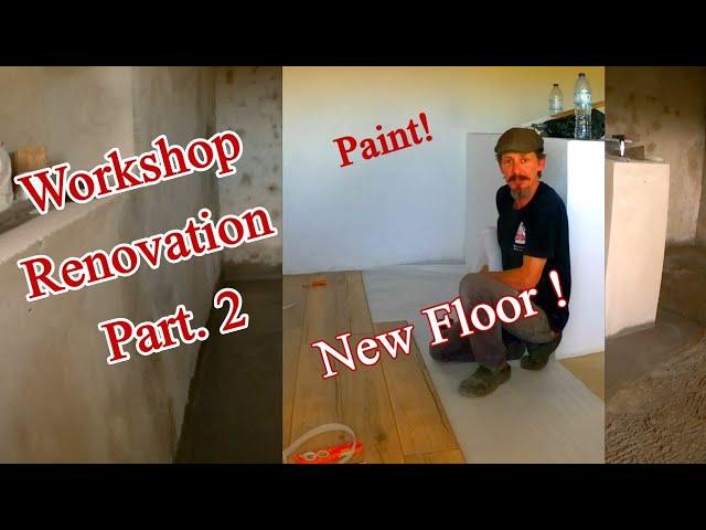 Portugal Renovation of a pigsty into new workshop PT.2 - Concrete, New Floors and Paint.