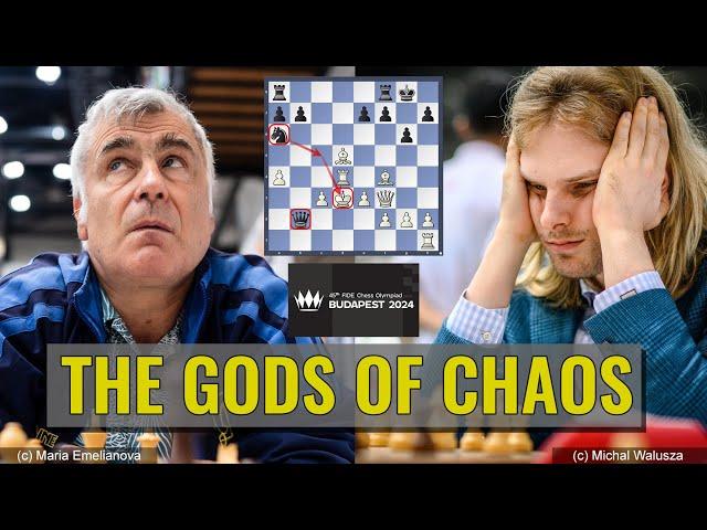 The Gods of Chaos | Ivanchuk vs Rapport | Chess Olympiad Budapest 2024