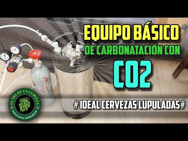 EQUIPO BÁSICO DE CARBONATACIÓN CON CO2. Cómo hacer Cerveza Artesanal en casa.