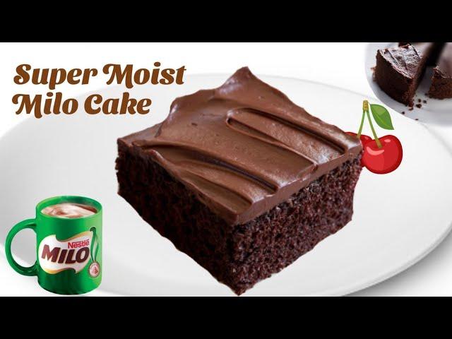 THE BEST SUPER MOIST MILO CAKE | NO OVEN | EASY TO MAKE | STEAMED MILO CAKE