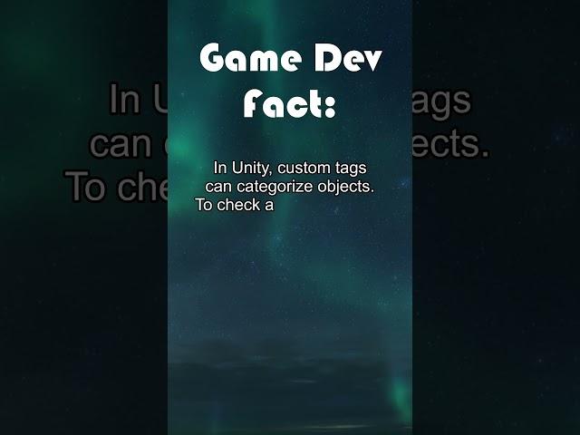 Categorizing Objects: Using Custom Tags in Unity