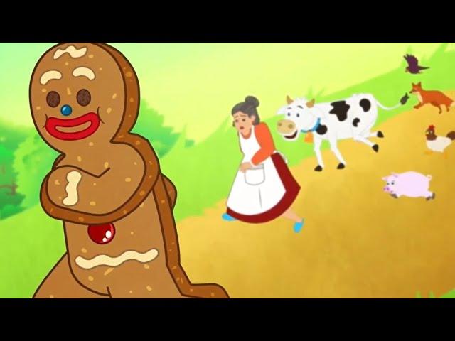 The Gingerbread Man & The Gingerbread Man in the City | English Fairy Tales And Stories