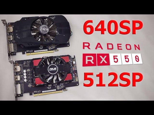 Radeon RX 550 in 2024 | 640 vs 512 Shaders - Which is better?