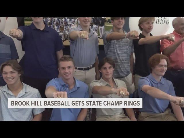 Brook Hill Guard baseball team receives 2024 state championship rings